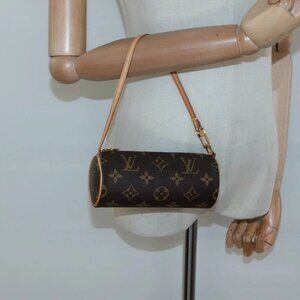LOUIS VUITTON Monogram Papillon Pouch LV Auth